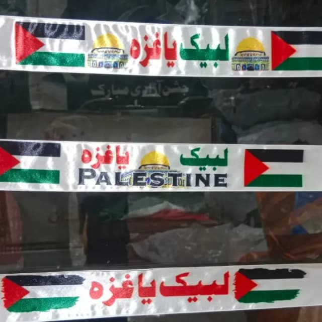 Palestine Flag Mata Patti & Shoulder Strips  Patriotic Accessories for Events & Protests